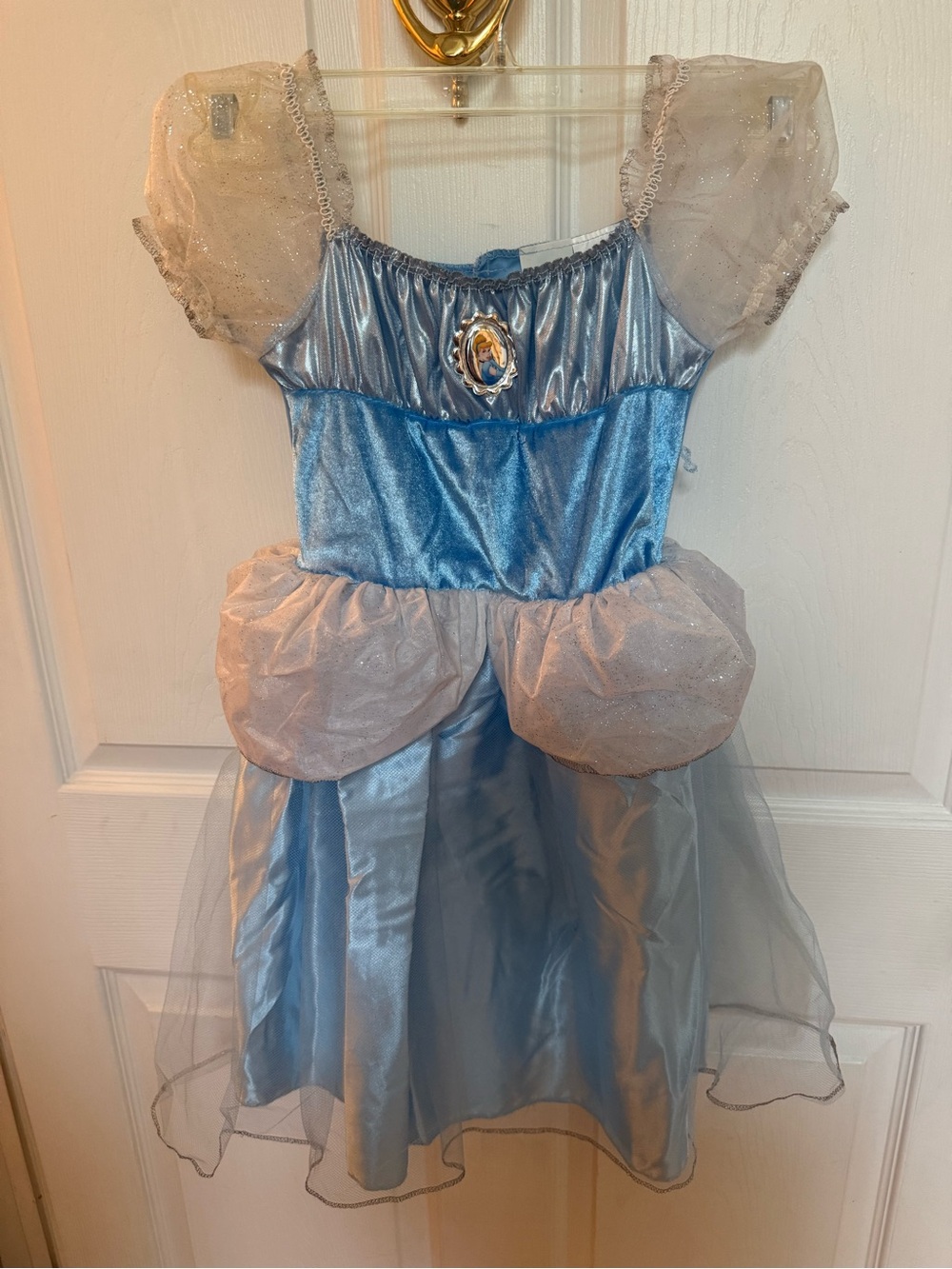 Official Disney Princess Cinderella Costume Dress Up Gown Girls Size 4-6x